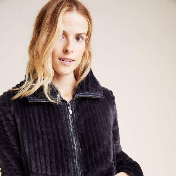 NEW Anthropologie Natasha Faux Fur Jacket - Picture 4 of 15